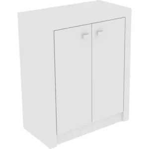 Archivero en madera con repisa Norton blanco