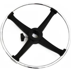 Aro cromado descansa pies para silla cajero