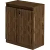 Arturito en madera con repisa Bari nogal 4 Arturito en madera con repisa Bari nogal