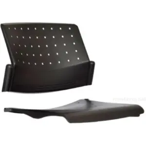 Asiento y espaldar silla Movie negra