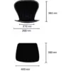 Asiento y espaldar silla Orion 2