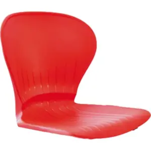 Asiento y espaldar silla Orion roja