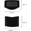 Asiento y espaldar silla Prisma negra 2
