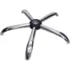 Base o araña cromada para silla giratoria 5 puntas