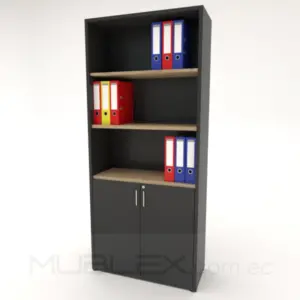 Biblioteca en Melamina para AZ y archivador