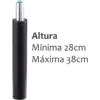 Cilindro o piston neumatico gas secretarial para silla giratoria