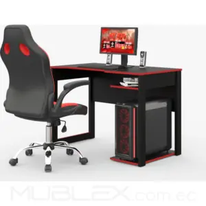 ESCRITORIO GAMER THON ROJO 02