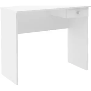 Escritorio con cajon en madera Denis blanco