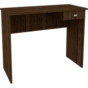 Escritorio con cajon en madera Denis nogal