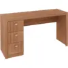 Escritorio con cajones en madera Carson almendra