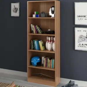 Librero en madera Cork almendra