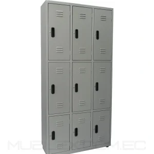 Locker Metalico 6 Casilleros Gris