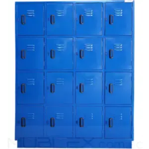 Locker metalico 16 casilleros azul