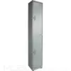 Locker metalico 2 casilleros gris