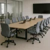 Mesa De Reuniones Para 10 O 12 Personas De Madera Quattro