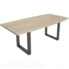 Mesa de reunión en madera para 6 personas Quattro 6 Mesa de reunion en madera para 6 personas Quattro 2