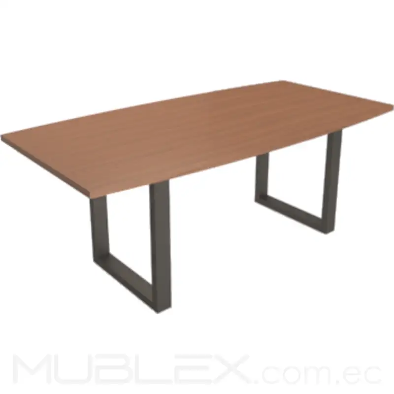 Mesa de reunión en madera para 6 personas Quattro 4 Mesa de reunion en madera para 6 personas Quattro 3