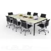 Mesa de reunion en madera para 8 personas Klass 1