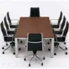 Mesa de reunion en madera para 8 personas Klass 2