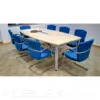 Mesa de reunion en madera para 8 personas Klass 4