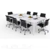 Mesa de reunion en madera para 8 personas Klass 5
