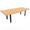 Mesa de Juntas en madera para 8 personas Klass extendida 8 Mesa de reunion en madera para 8 personas Klass 8
