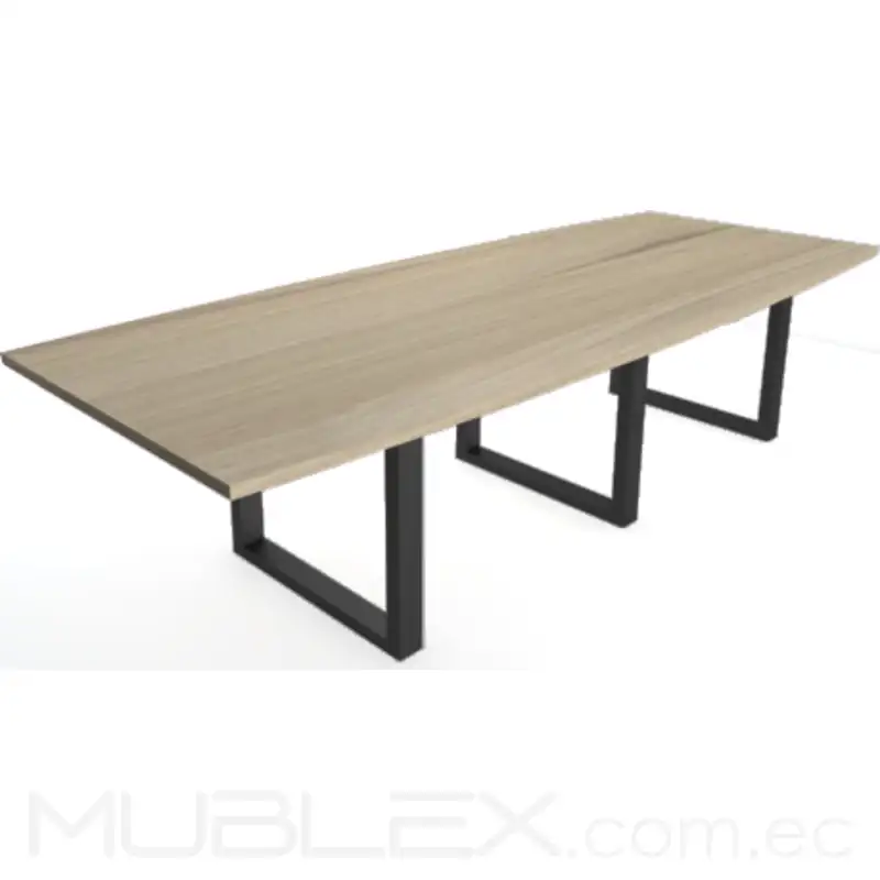 Mesa de reunión para 10 personas en madera Quattro 3 Mesa de reunion para 10 personas en madera Quattro 4