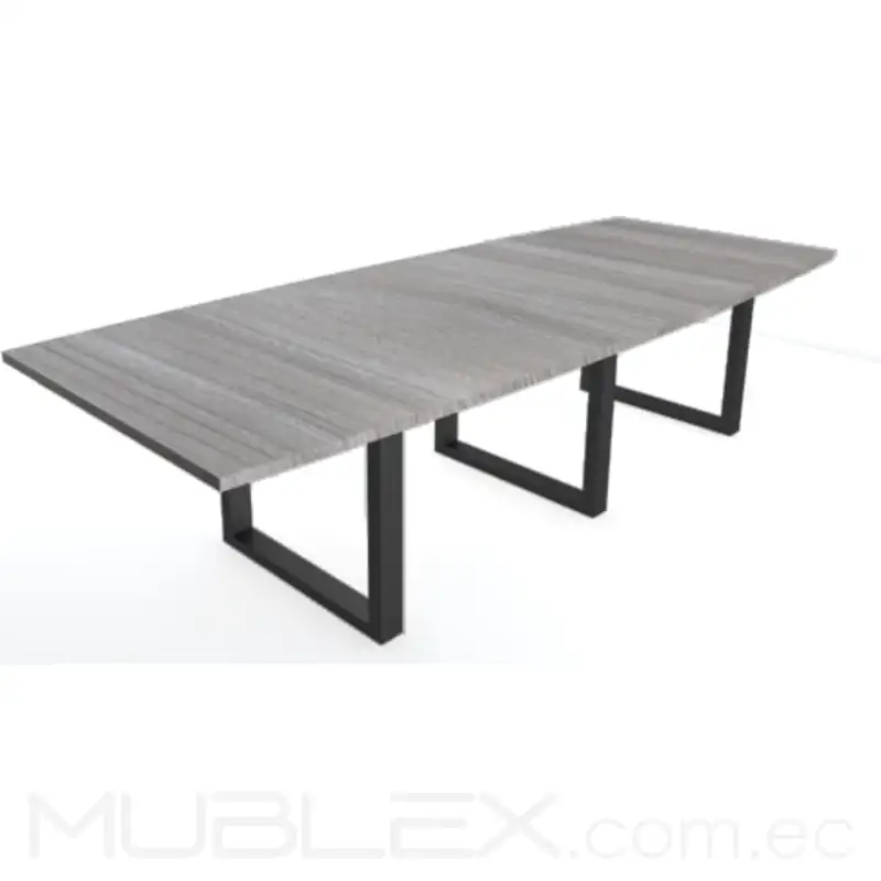 Mesa de reunión para 10 personas en madera Quattro 4 Mesa de reunion para 10 personas en madera Quattro 6