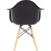 Silla Eames con brazos negra 11 Silla Eames con brazo negra 5