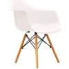 Silla Eames con brazos blanca 3 Silla Eames con brazos blanca