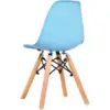 Silla Eames para niños azul 10 Silla Eames infantil azul 4