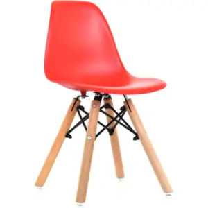 Silla Eames infantil roja 1