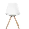 Silla diseño Ema II blanca tapizada 9 Silla Ema II tapizada 3