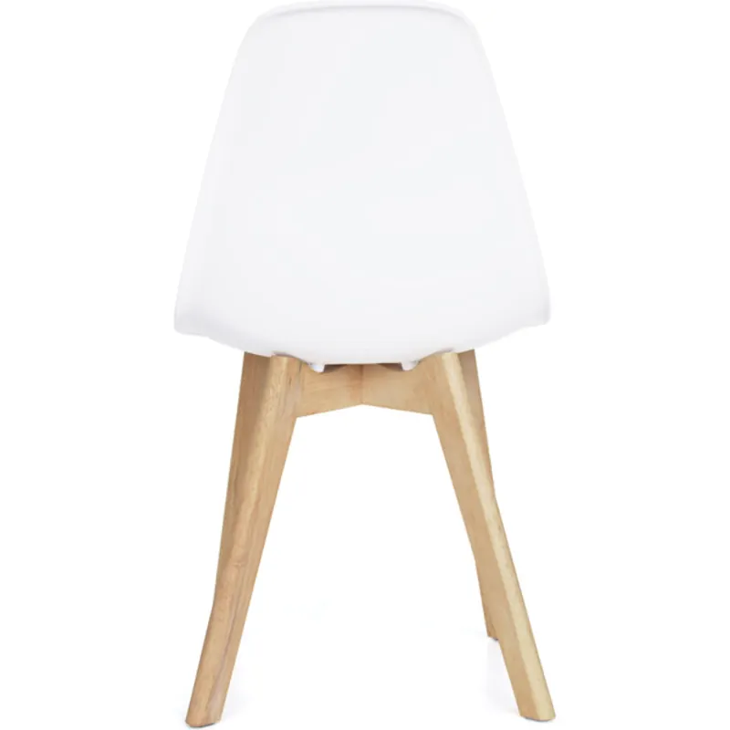 Silla diseño Ema blanca 26 Silla Ema blanca e