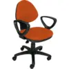 Silla Focus secretarial tapizada con brazos 7 Silla Focus Operativa con brazos tapizada 2