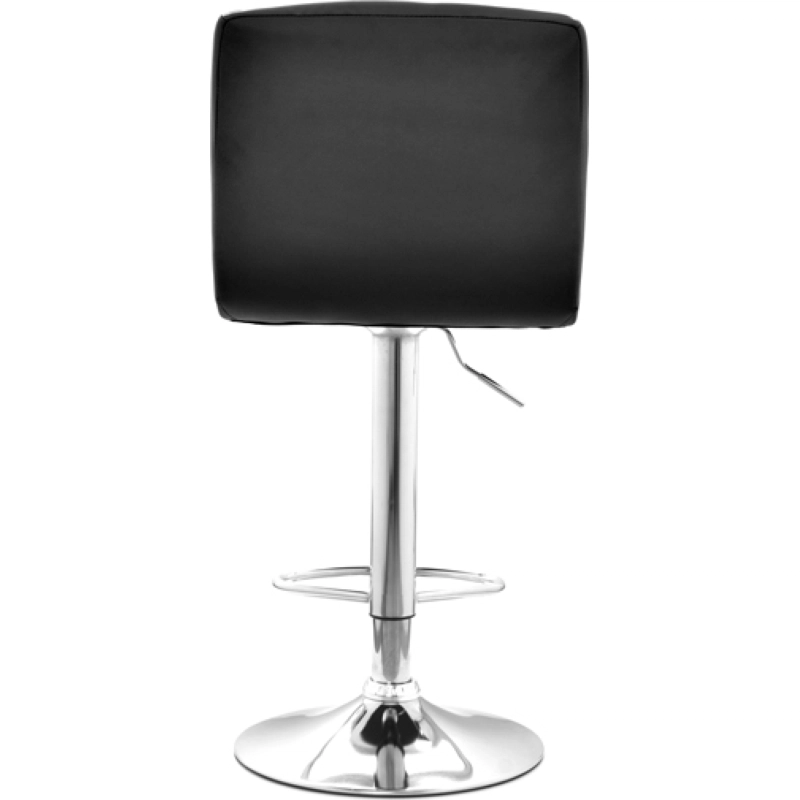 Taburete bar Nille negro sin brazos 14 Taburete Nill Negro Cuerina 11