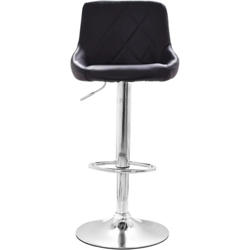 Taburete butaco Tex negro 3 Taburete Tex Cuerina Negra 12