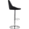 Taburete butaco Tex negro 7 Taburete Tex Cuerina Negra 14