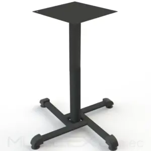 Base para mesa baja Pedestal negra