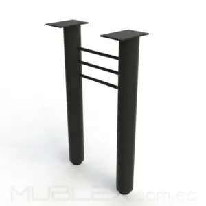 COSTADO para escritorio BIMAC NEGRO
