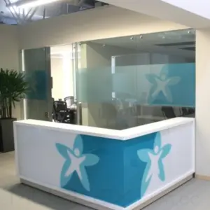 recepcion esquinera impresion digital imagen logo