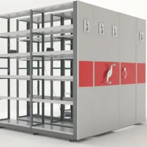 Archivo Rodante doble empotrable movil mecanico