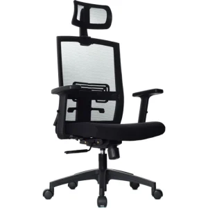 Silla Monk Presidente Negro 10